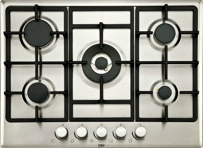 Beko HIMW75225SX Integrated Gas Hob Image