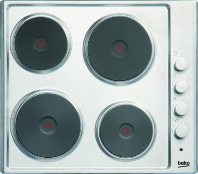 Beko HIZE64101X Solid Plate Hob Image