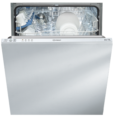 Indesit dif04 integrated dishwasher image