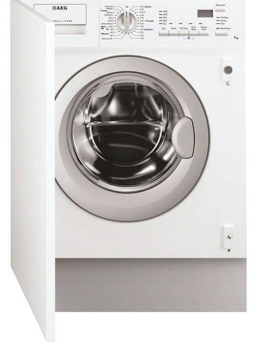 l61470wdbi integrated washer dryer aeg, image